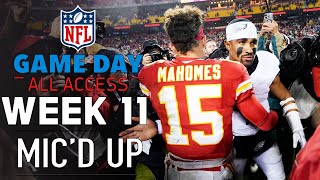 NFL Week 11 Micd Up quotyou just won us the game boyquot  Game Day All Access [upl. by Gilletta]