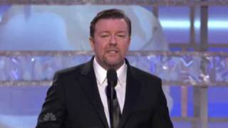 Ricky Gervais at the Golden Globes [upl. by Audwen533]