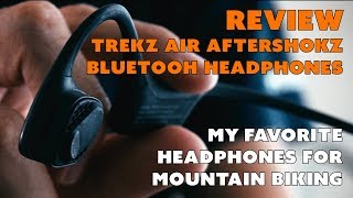 Review  Trekz Air Aftershokz Bluetooth Headphones [upl. by Vivica554]