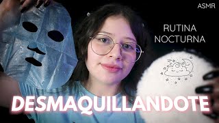 ASMR en ESPAÑOL🧼 Limpieza FACIAL 💧TE DESMAQUILLO para DORMIR😴 Vivalen ASMR [upl. by Leila]