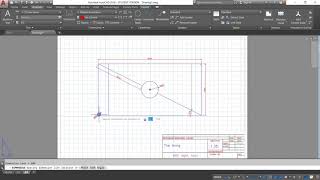 52  Målsette en tegning i layoutpaperspace  Autocad for Teknisk Fagskoler Elektro [upl. by Nagaem]