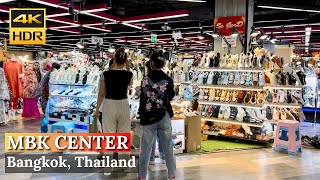 BANGKOK MBK Shopping Center quotTourists Favorite Shopping Mallquot  Thailand 4K HDR Walking Tour [upl. by Lattonia]