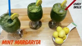 Mint Margarita Banane ka Tareeka  Quick Easy Mint Drink Recipe [upl. by Gile]