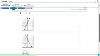 8th Grade STAAR Practice Slopeintercept Form 85B  6 [upl. by Ahsaelat946]