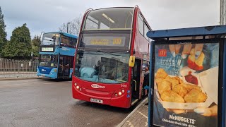 Thrash Metrobus Route 100 VE2 6951 LX58CWL [upl. by Farrison]