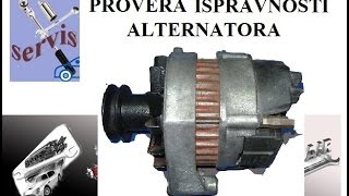 Provera ispravnosti alternatora [upl. by Purpura]