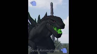 Godzilla Minus One vs Zilla Jr  Animation Part 12 shorts [upl. by Ayatal138]