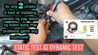 Paano mag test ng stator ng motor kung sira na [upl. by Kato]