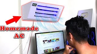 How to make MINI Split Air Conditioner at home [upl. by Yelsek408]