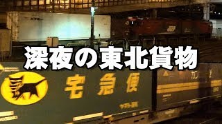 【ENG SUB】深夜の東北貨物・たくさん撮影２３本 Japanese Freight Train [upl. by Bolan]