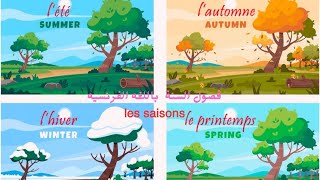 Les saisons de lannée فصول السنه بالفرنسيه [upl. by Annotahs181]