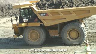 180tonne Cat 777F dump truck emergency stop [upl. by Longley534]