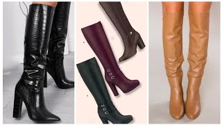 Beautiful and fabulous 🤩 long boots  thighs high boot [upl. by Ailedo]