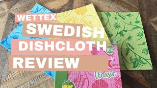 Wettex Swedish Dishcloths Review  Tested and Approved [upl. by Atolrac]