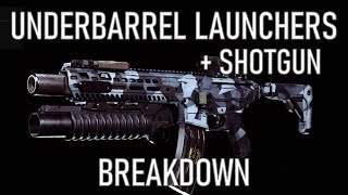 Warzone Underbarrel Launchers  Shotgun Stat Breakdown [upl. by Nytsirt]