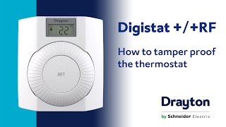 How to tamper proof the Drayton Digistat  and RF [upl. by Aihsiyt]