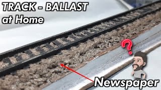 How to make model railroad Ballast step by step at Home train diy hoscale [upl. by Cecilius]