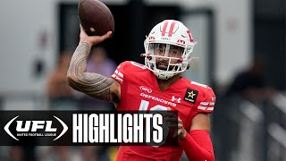 DC Defenders QB Jordan Taamus TOP PLAYS of the 2024 UFL Season  UFL Highlights [upl. by Norym]