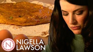 Nigella Lawsons Masala Omelette  Nigella Bites [upl. by Aeirdna]