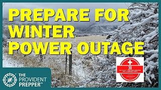 How to Prepare for a Winter Power Outage 30DAYSOFPREPAREDNESS2024 [upl. by Airel896]