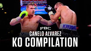 Canelo Alvarez KNOCKOUT Compilation [upl. by Soisatsana718]