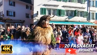 Schwyzer Nüssler  Nüssler Brunnen  Nüssler Schwyz  Fasnacht 2020 2 [upl. by Doroteya607]