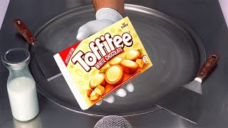 Toffifee White  Ice Cream Rolls  Caramel Candy Cups with Nougat Hazelnut amp white Chocolate  ASMR [upl. by Rolland630]