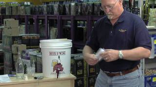 Winemaking Lesson 13  Transferring to secondary fermentation [upl. by Amethyst]