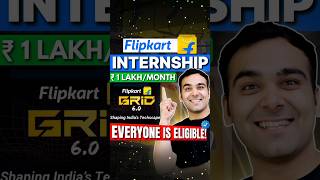 BIGGEST Internship Opportunity by Flipkart 😍💯 shorts [upl. by Refinney281]