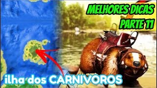 Melhores Dicas de ARK MOBILE Parte 11  lv 63 ao 76  ILHA DOS CARNIVOROS e Castor [upl. by Hyman]