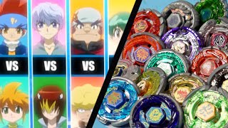 Beyblade Anime VS Real Life  BATTLE BLADERS Team Gingka VS Dark Nebula [upl. by Dill574]