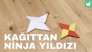 Kolayca origami yapmayı öğrenin Kağıttan Ninja Yıldızı [upl. by Tips]