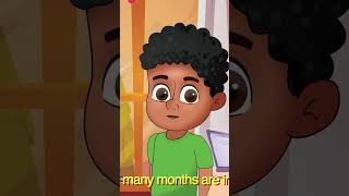 Months of the Year  Nursery Rhymes  Kids Songs  Educational Hip Hop 12 months in a year [upl. by Paul]