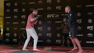 UFC 224 Vitor Belfort Open Workout Highlights  MMA Fighting [upl. by Ezitram]