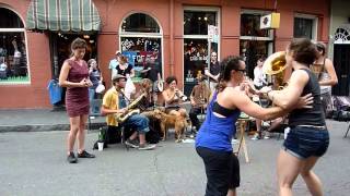 Tuba Skinny plays quotSome Day Ill Be Gone Awayquot on Royal St 41612  MORE at DIGITALALEXA channel [upl. by Devona]