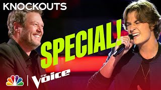 Brayden Lapes Heartfelt Performance of Brett Youngs quotMercyquot  The Voice Knockouts 2022 [upl. by Neiv178]