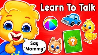 Baby Learning First Words  Learn to Talk For Babies  Toddler Videos amp Songs With Lucas amp Friends [upl. by Etolas]