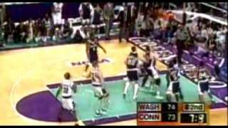 1998 Uconn vs Washington Rip Hamilton Buzzer Beater [upl. by Chapin]