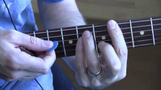 Part 4 Ultraviolet U2 Guitar Tutorial  Lesson  Intro Chords [upl. by Annoit928]