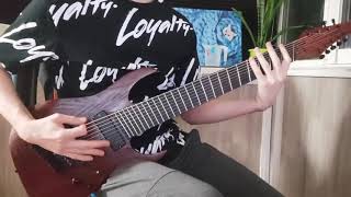 Little quick test of my custom 9 string guitar [upl. by Nieberg]