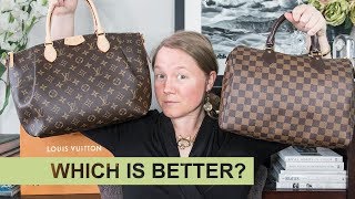 COMPARISON Louis Vuitton Turenne MM vs Speedy 30  Autumn Beckman [upl. by Enicnarf639]