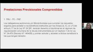 SICAM Moratorias previsionales vigentes Tramites a distancia de la AFIP [upl. by Linda]