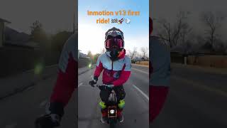 INMOTION V13 First Ride INSANE SPEED [upl. by Richia62]