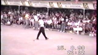 Petanque  Millau 1993 Doublettes Finale Loy Ledantec vs Morillon Quintais 7 [upl. by Vrablik]