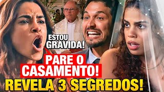 NOVELA TRAVESSIA  Brisa PARA CASAMENTO DE OTO E BIA revela que tá GRÁVIDA e 3 segredos [upl. by Cass]