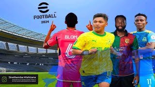 PES 24 AFRIKA  Ppsspp efootball 24 DStv Premiership League  All African leagues [upl. by Lili]