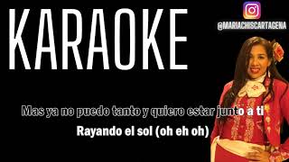 Banda Los Sebastianes  Rayando El Sol Karaoke [upl. by Teews]