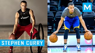 Stephen Curry Basketball Dribbling Drills  Muscle Madness [upl. by Atilrep]