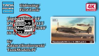 Unboxing 92  JV44 FW 190D9  FW 190D11 2in1  IBG Models 72548 [upl. by Kariv680]