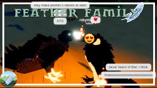 SUS player on FEATHER FAMILY  Roblox Feather Family [upl. by Anina]